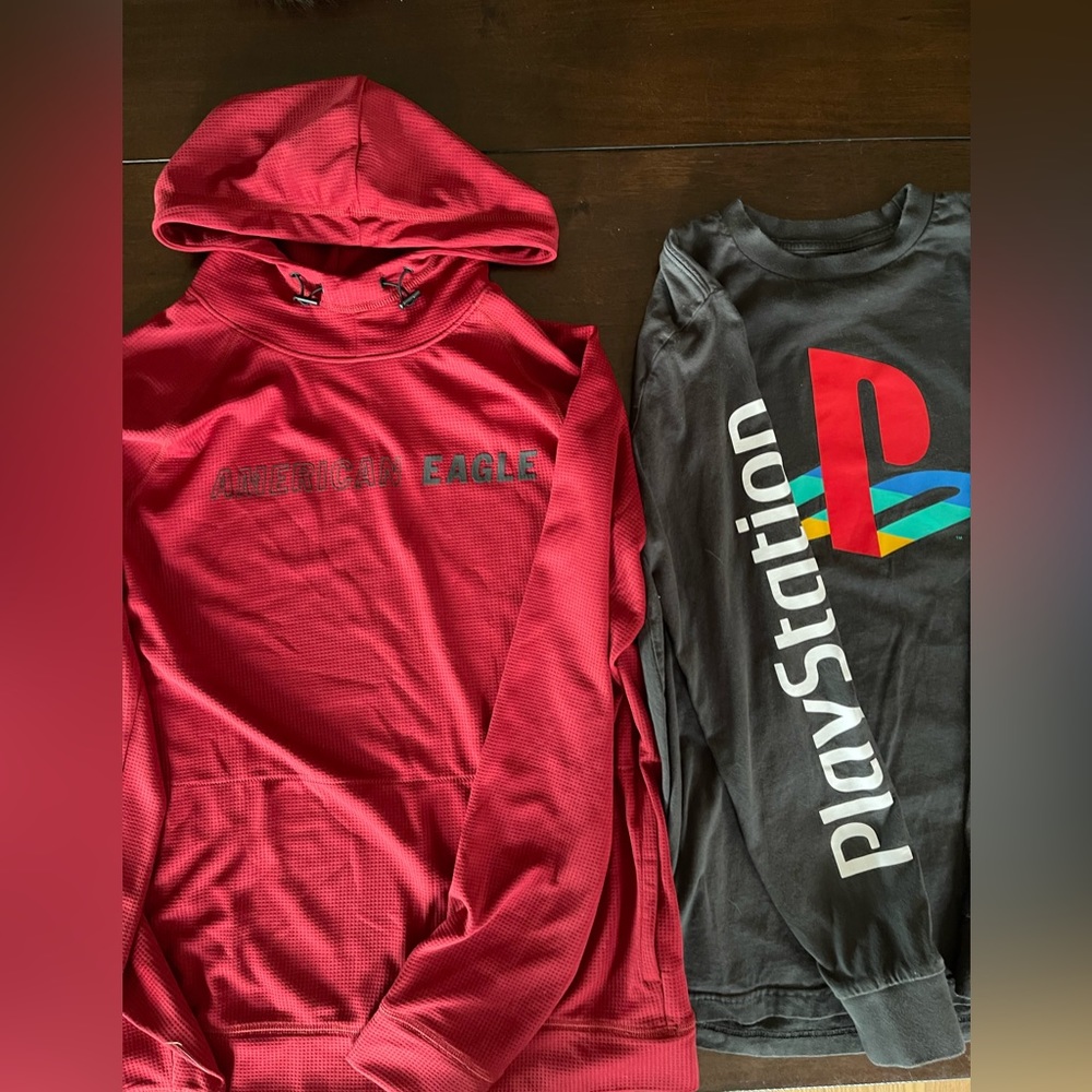 American Eagle lot (the PlayStation shirt is from American Eagle)